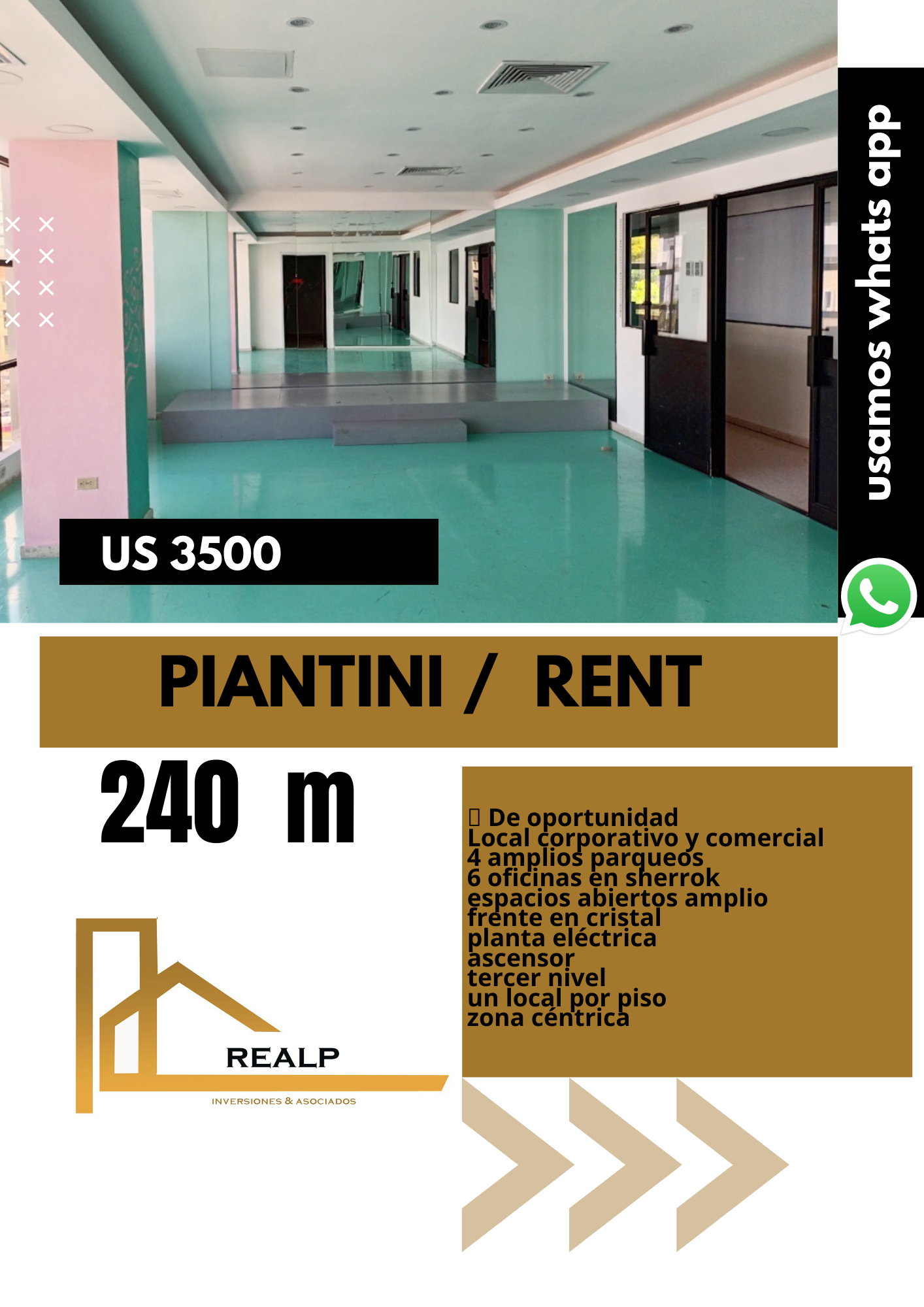 oficinas y locales comerciales - Local corporativo 240 metros 0