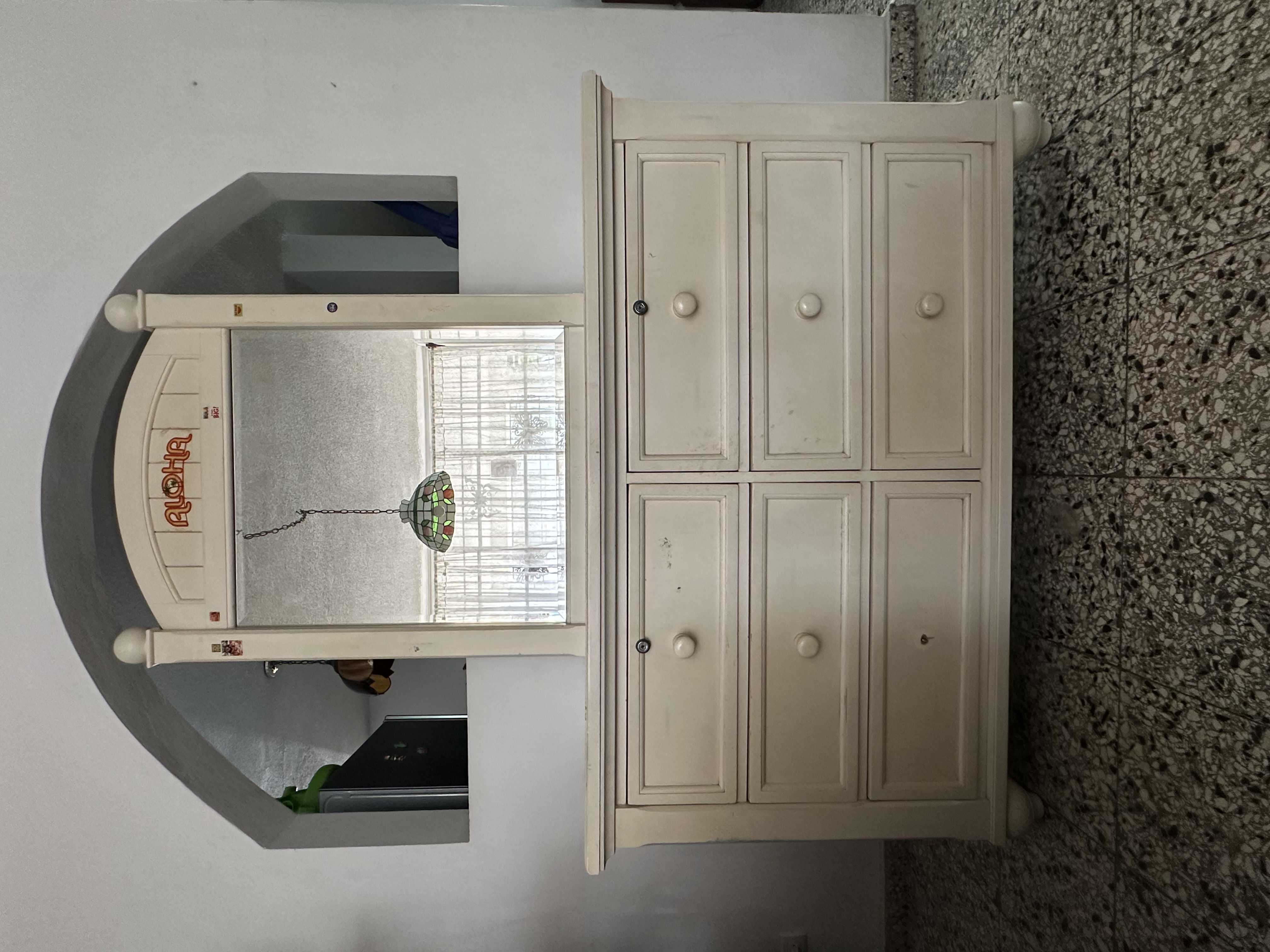 muebles y colchones -  Gavetero juvenil blanco importado 0