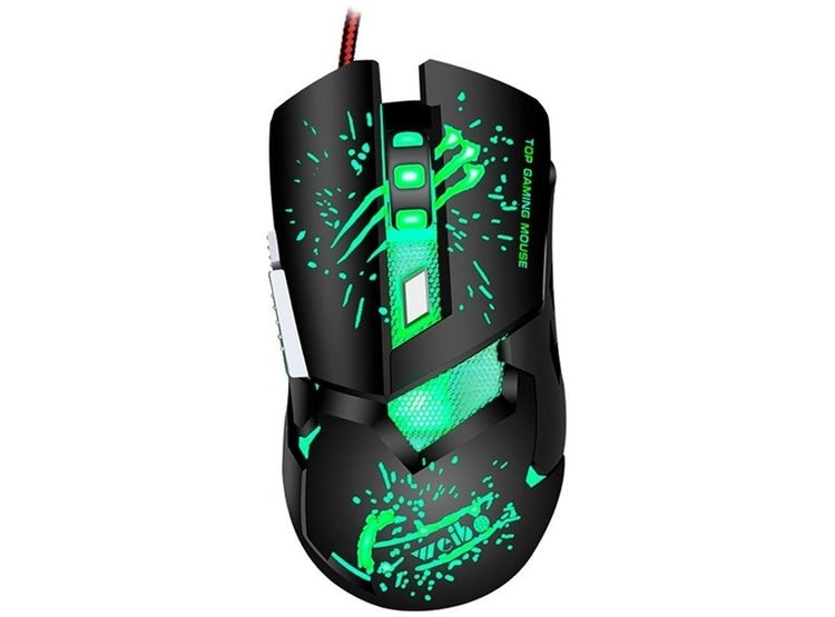 accesorios para electronica - Mouse Gamer Gaming USB Luz RGB 4