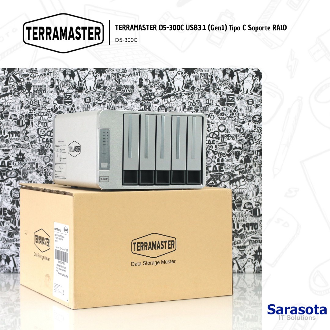 accesorios para electronica - Terramaster Raid Store D5-300C 