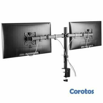 computadoras y laptops - SOPORTE PARA MONITOR LCD KLIPX DOBLE, PARA DOS MONITORES, 13-32" 2