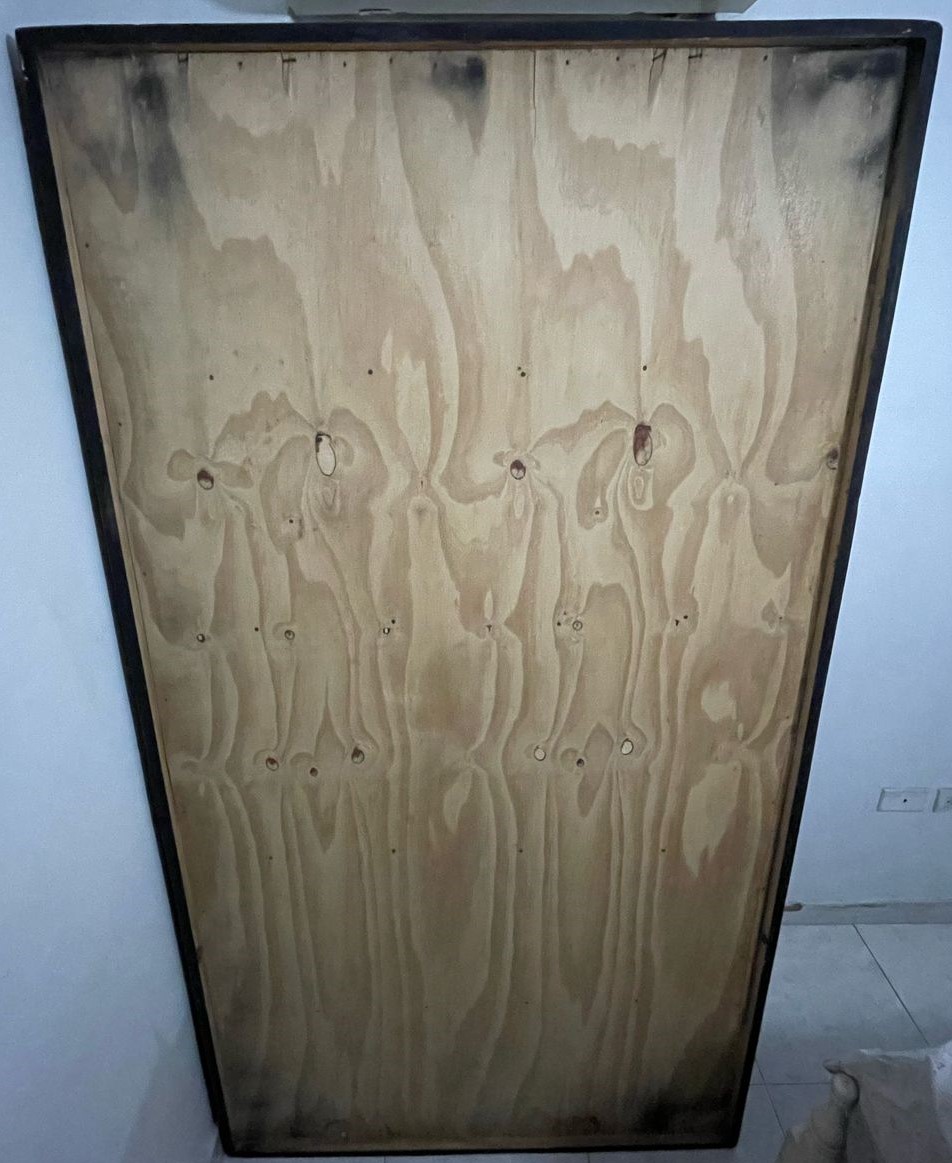 muebles y colchones - Cama con base de madera y colchon Sealy 1