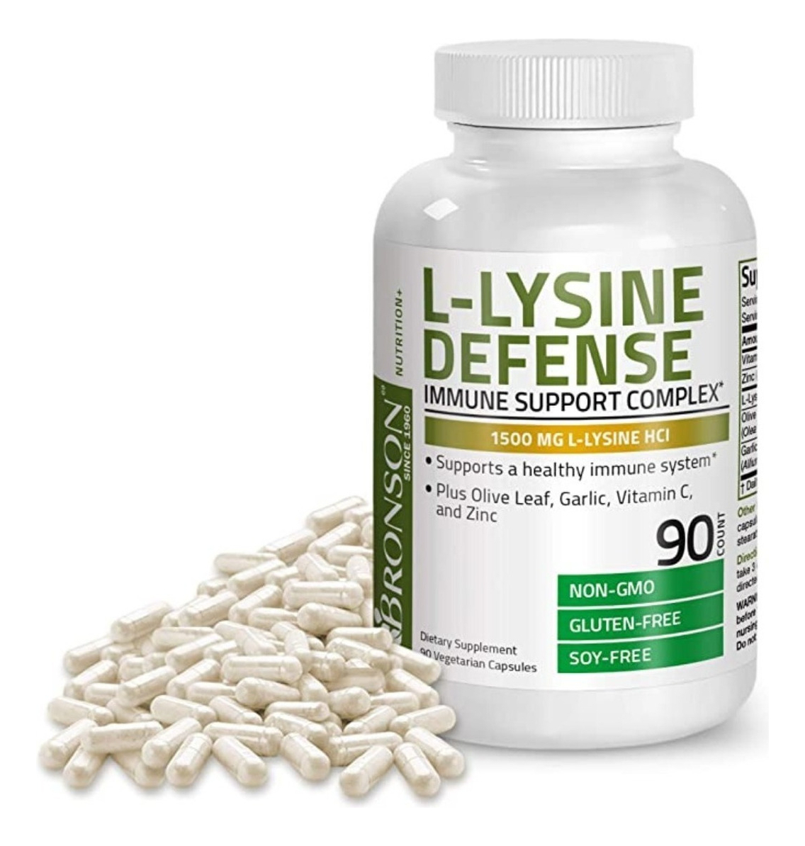 Salud y Equipamiento Médico - L-lisina 1500mg - Bronson - Unidad - Unidad A $1521