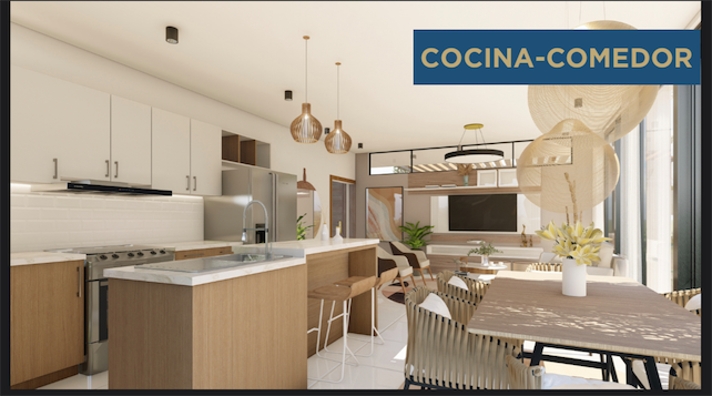 casas vacacionales y villas - Venta de villas frente al campo de golf de vista cana con opción a piscina  5