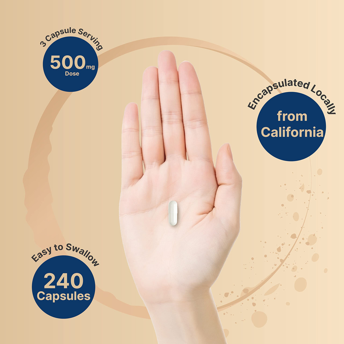 Salud y Equipamiento Médico - Citrato De Magnesio 500mg 240 Cap Naturebell 3
