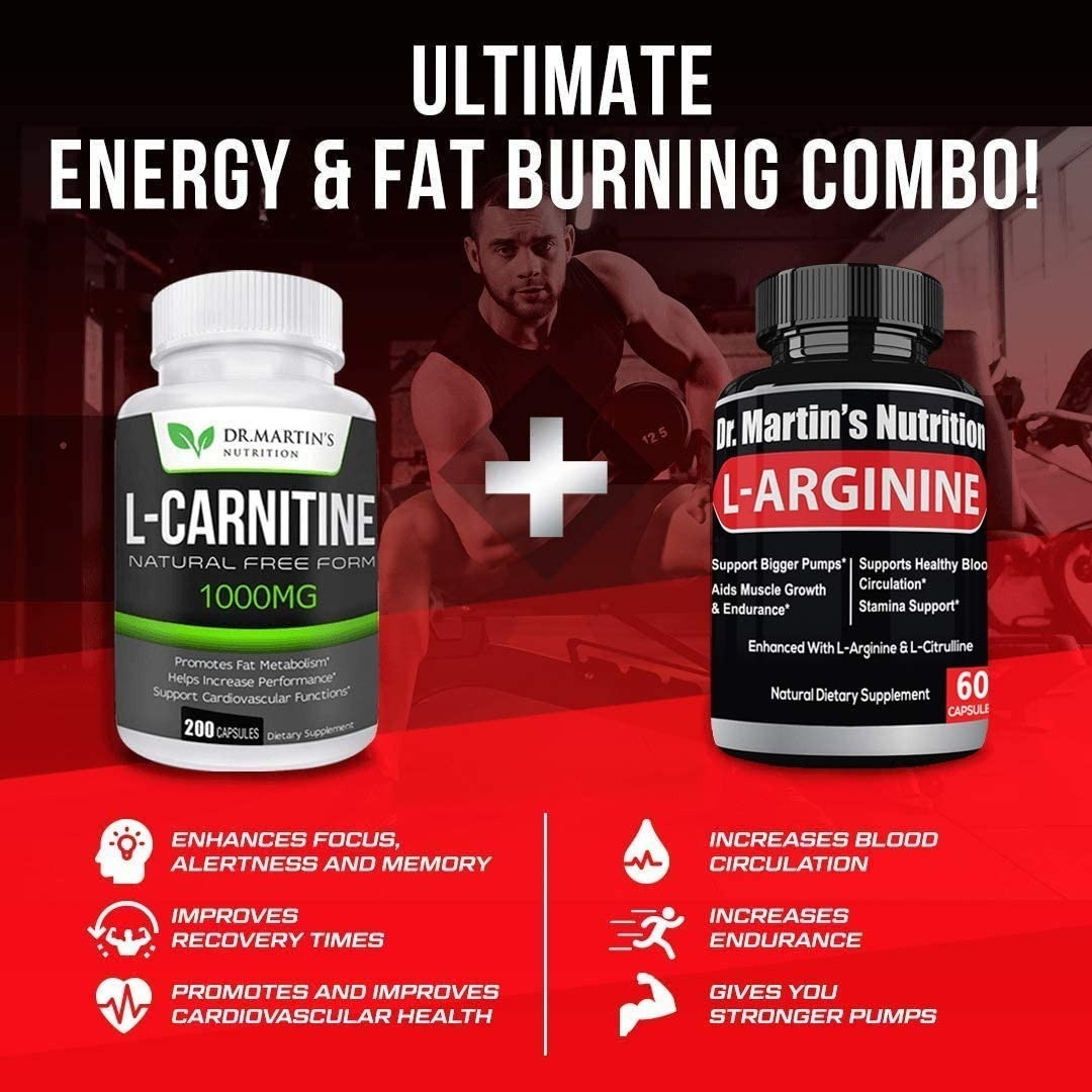 Salud y Equipamiento Médico - L-carnitina Extra Fuerte 1000 Mg Metabolismo 200 Cap 5