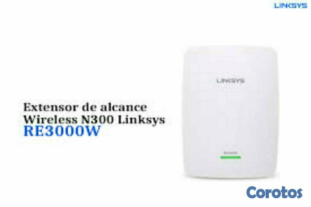 computadoras y laptops - REPETIDOR LINKSYS 2.4GHZ, 300MBPS, 1 PUERTO LAN 4