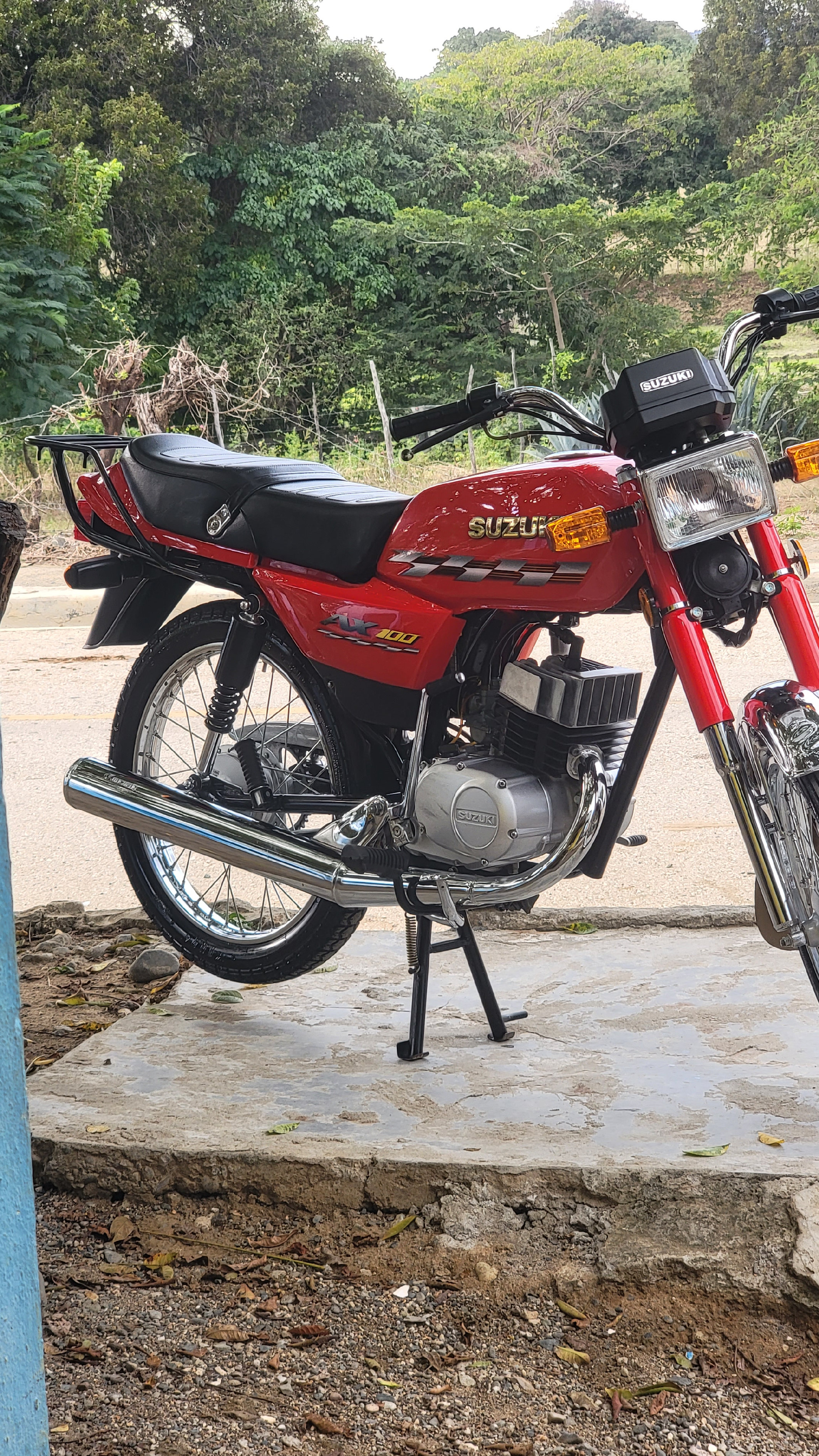 motores y pasolas - zuzuki ax100 0