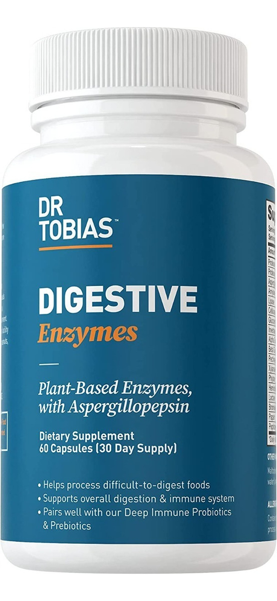 Salud y Equipamiento Médico - Enzimas Digestivas Dr Tobias - Uni - Unidad A $4739