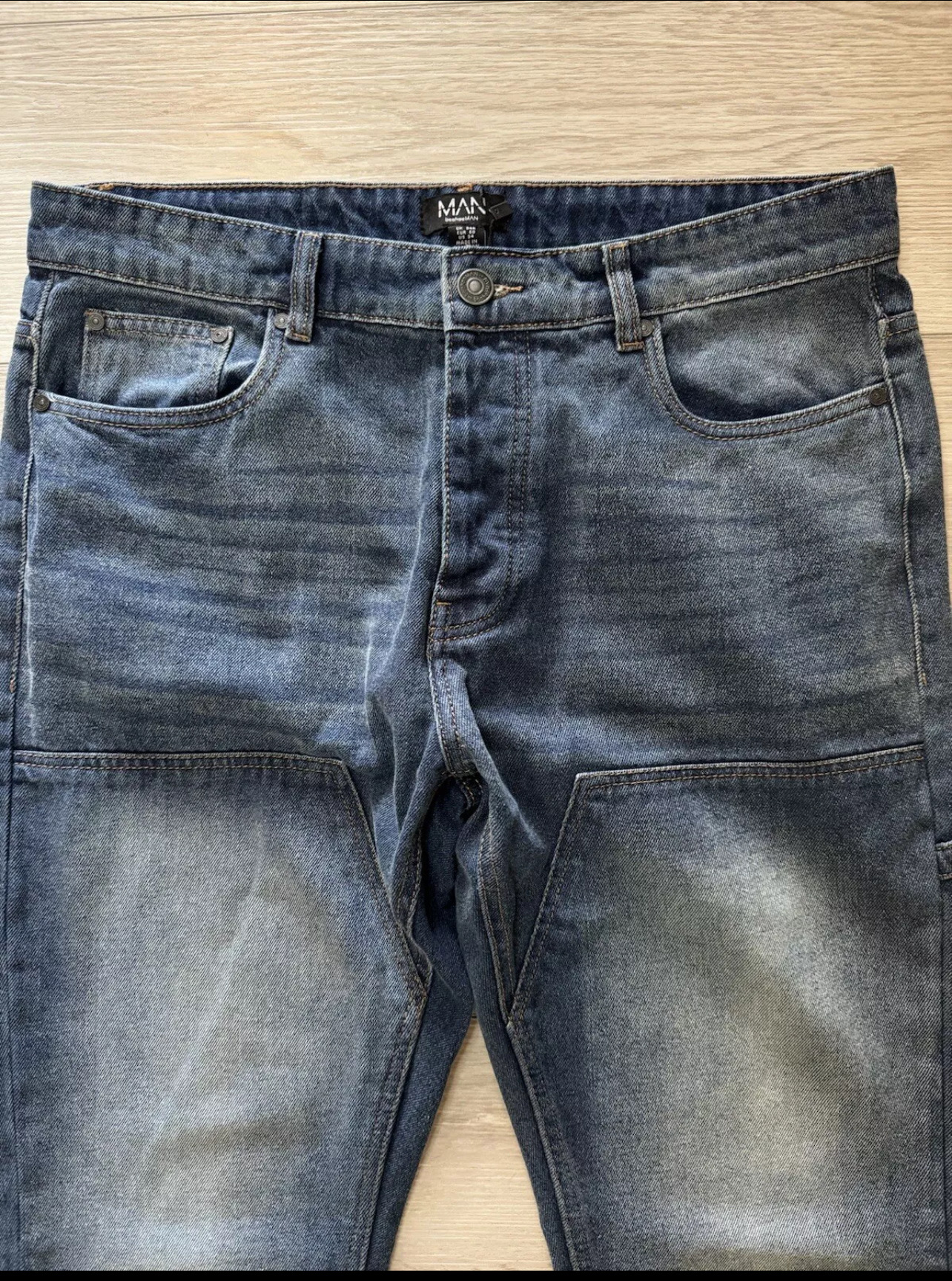 ropa para hombre - BOOHOOMAN JEAN FLARED CARPINTER #34 3