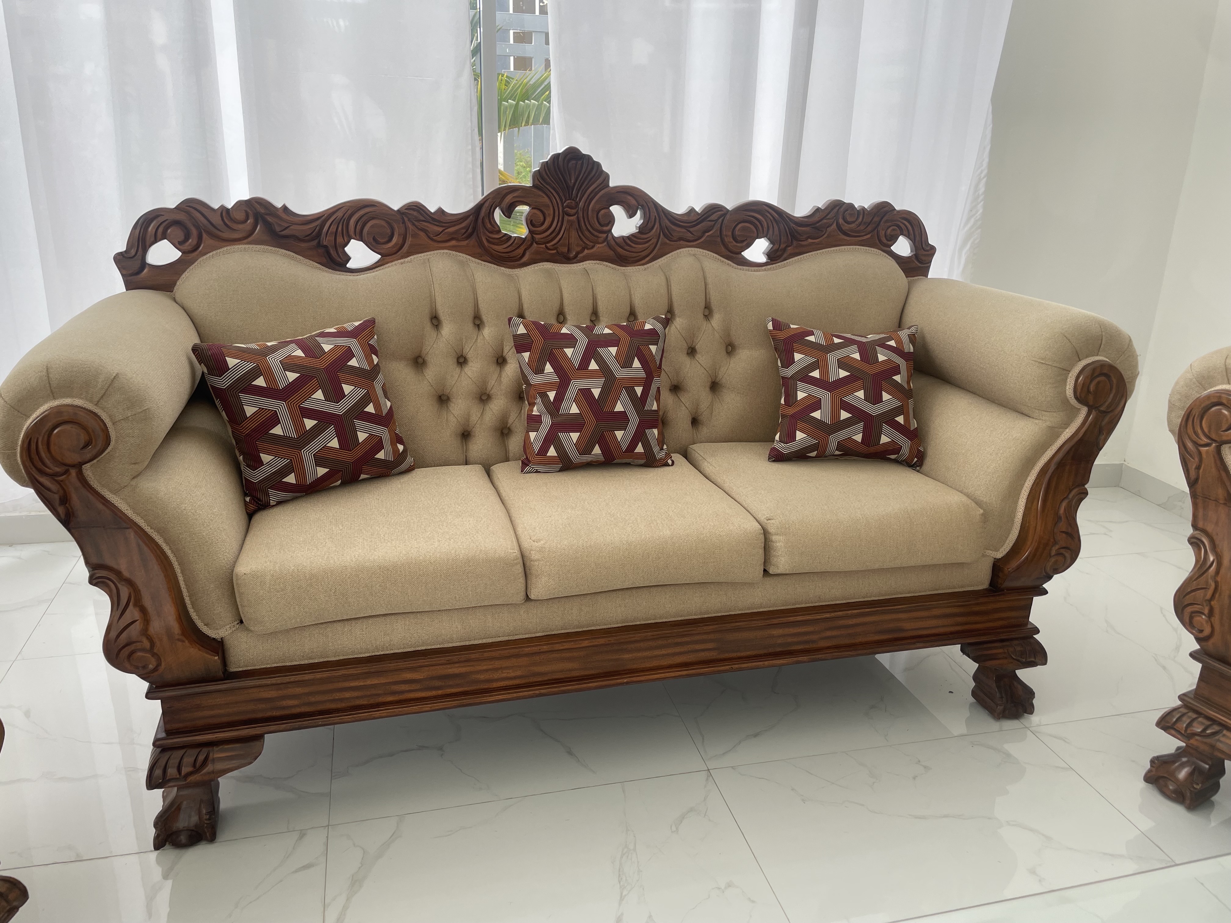 muebles y colchones - Muebles imperiales en caoba  3