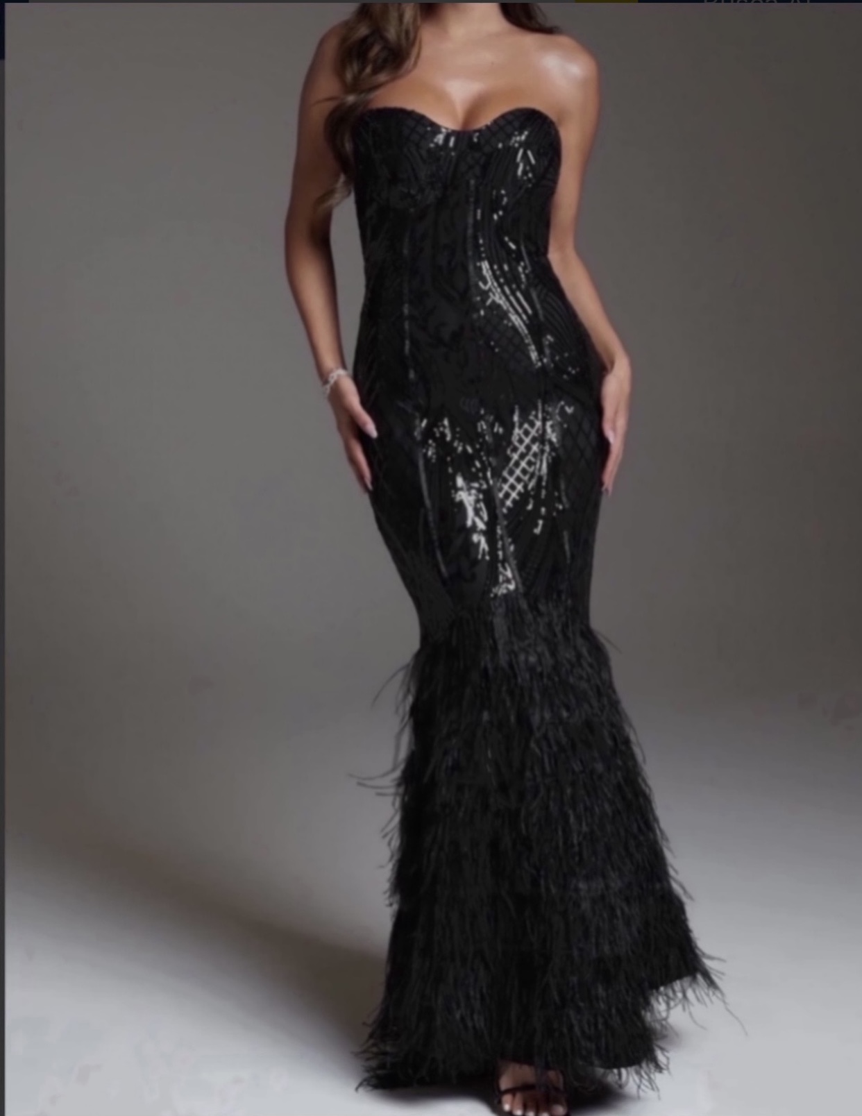 ropa para mujer - Vestido de gala marca Bebe size s  6