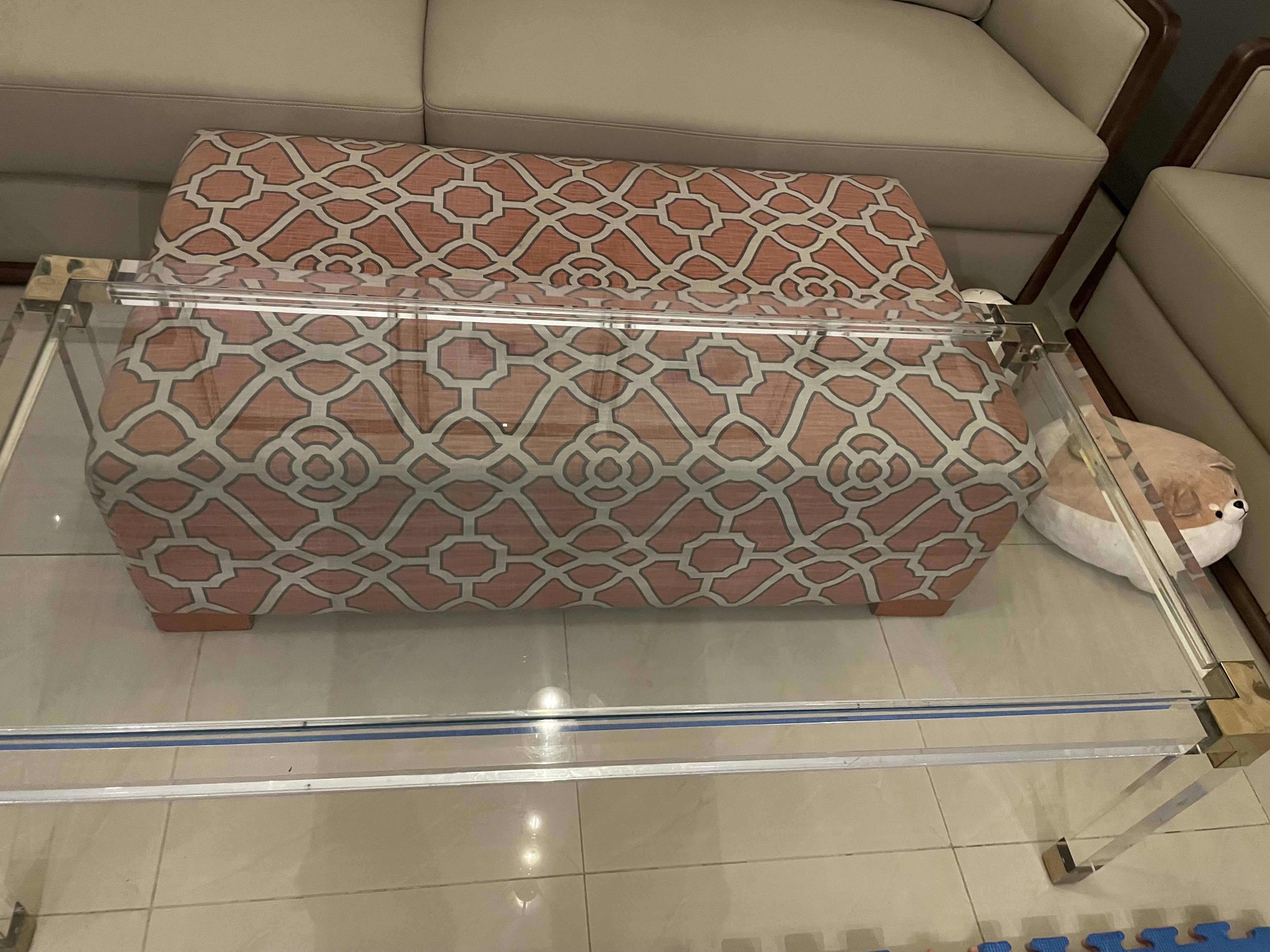 muebles y colchones - Mesa de centro 2 en una  4