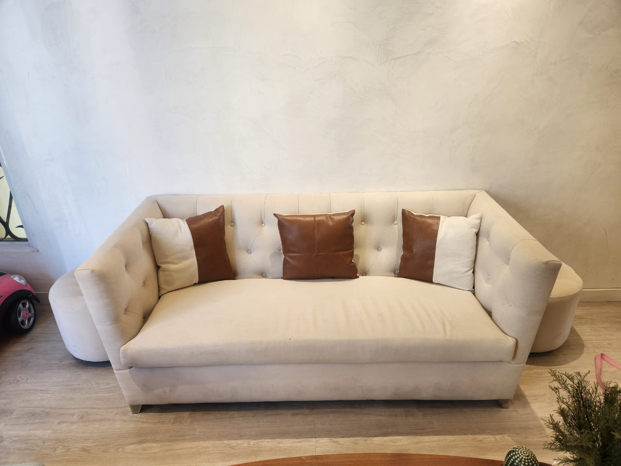 muebles y colchones - VENDO MUEBLE CON OTOMANES 0