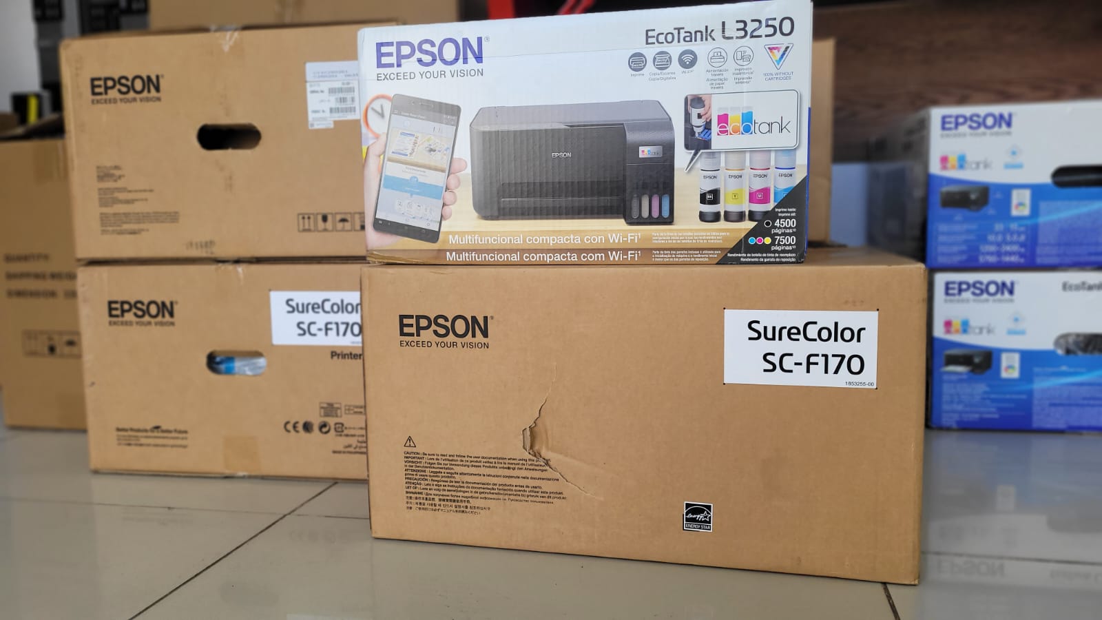 computadoras y laptops - Printer EPSON L3250  Sublimacion F170 al Por mayor