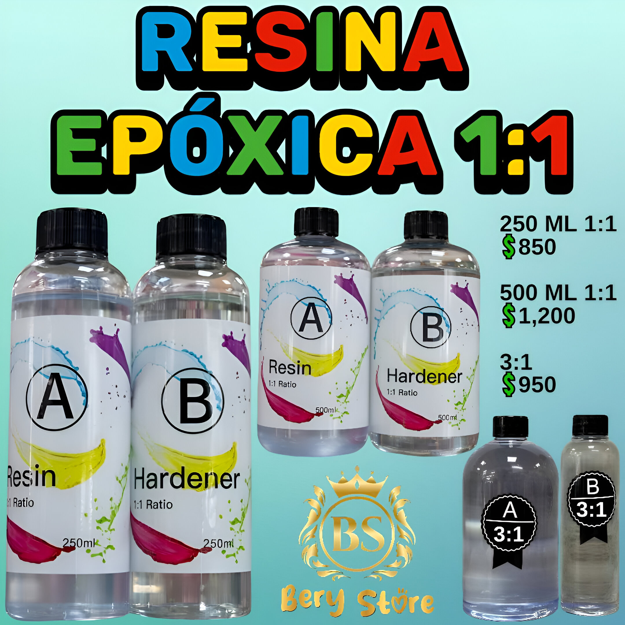 decoración y accesorios - RESINA EPOXICA 1:1 | RESINA EPOXICA 3:1 | RESINA 0