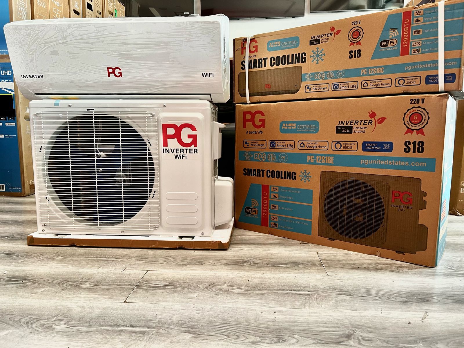 aires acondicionados y abanicos - AIRE PG INVERTER