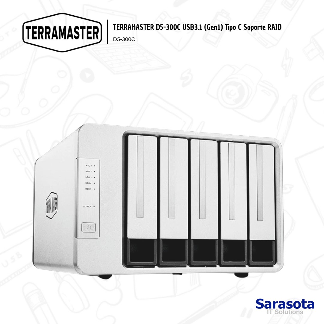 accesorios para electronica - Terramaster Raid Store D5-300C  2