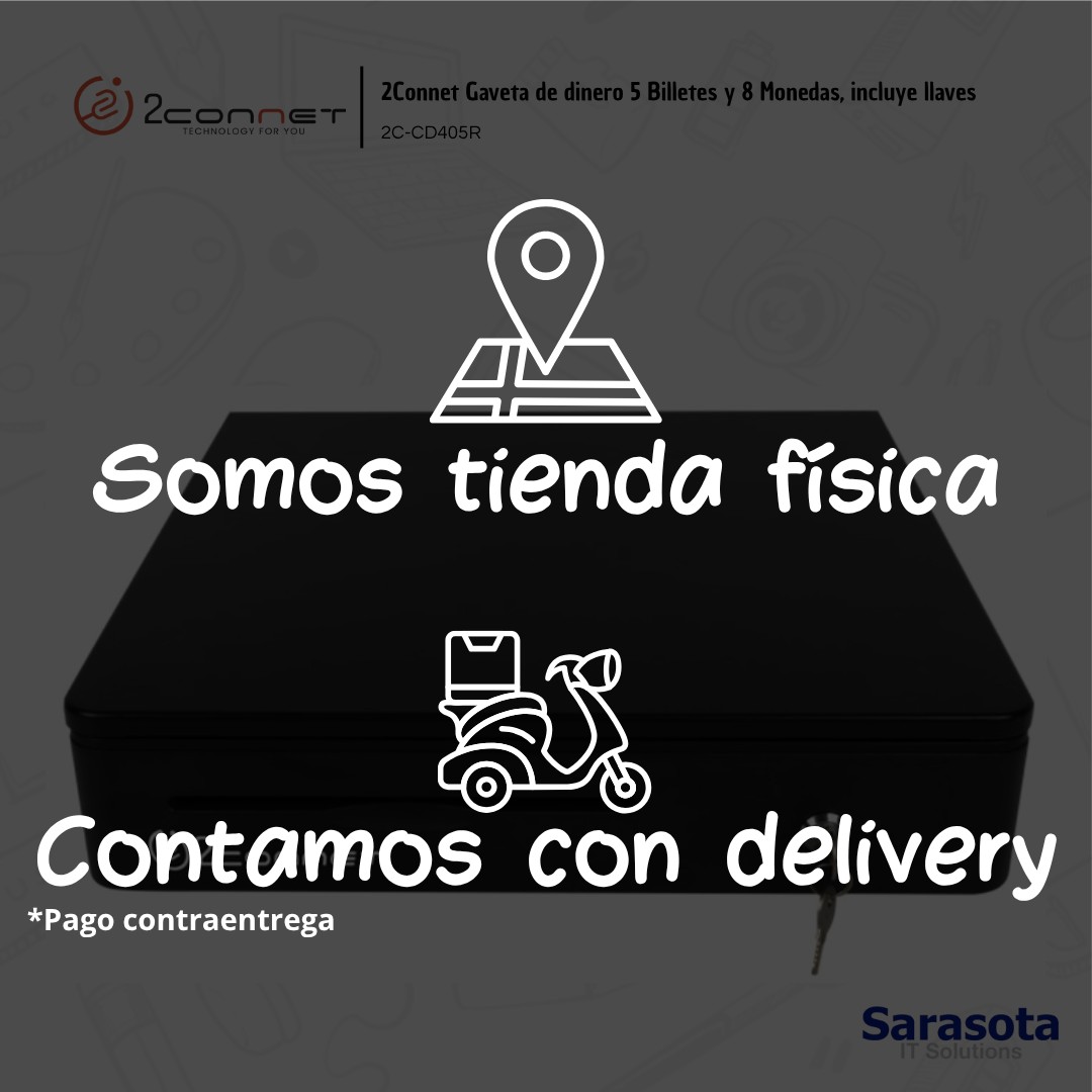 accesorios para electronica - 2Connet Caja Registradora de 5 Billetes y 8 Moneda 2