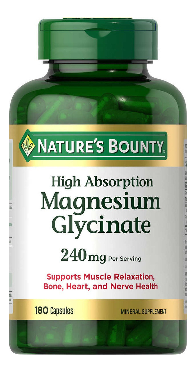 Salud y Equipamiento Médico - Glicinato De Magnesio 240 Mg