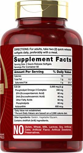 Salud y Equipamiento Médico - Aceite De Krill Antartico 2000 Mg Omega 3 Epa/dha 120 Cap 4