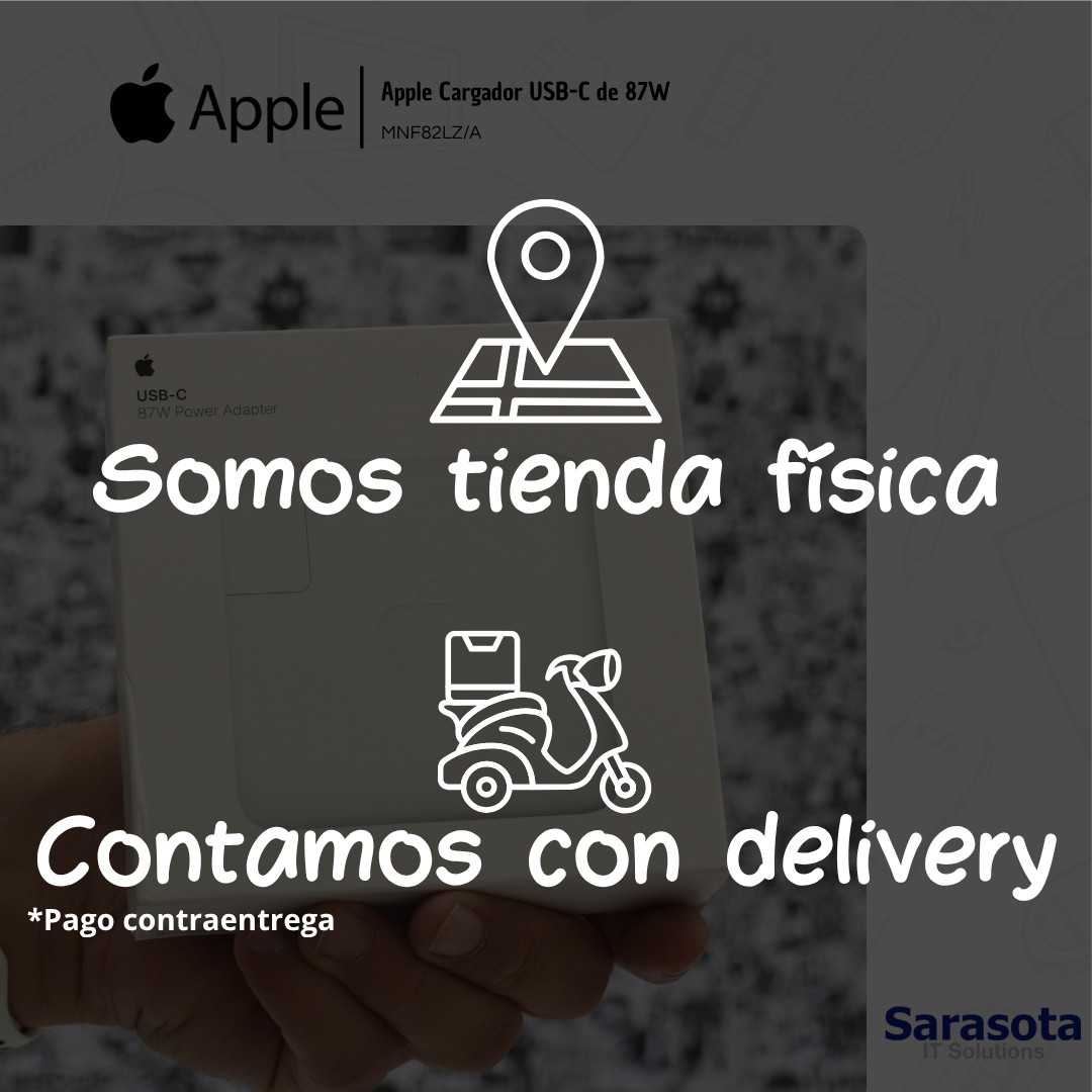 accesorios para electronica - Adaptador de corriente USB-C de 87W de Apple 3