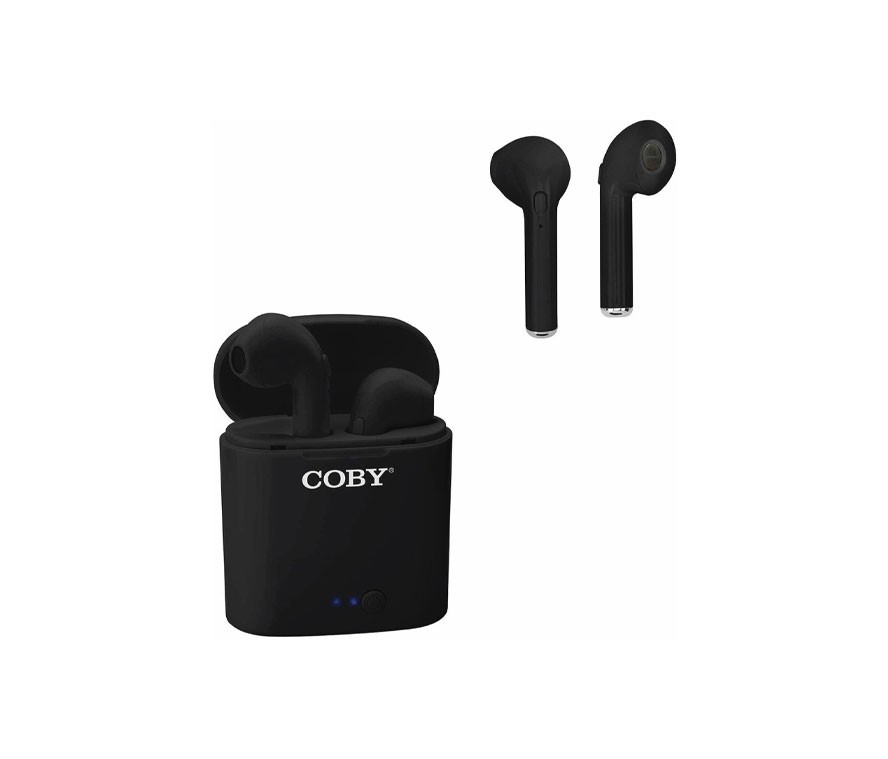 accesorios para electronica - AUDIFONO CON MICROFONO COBY EARPODS BLUETOOTH, NEGRO 0