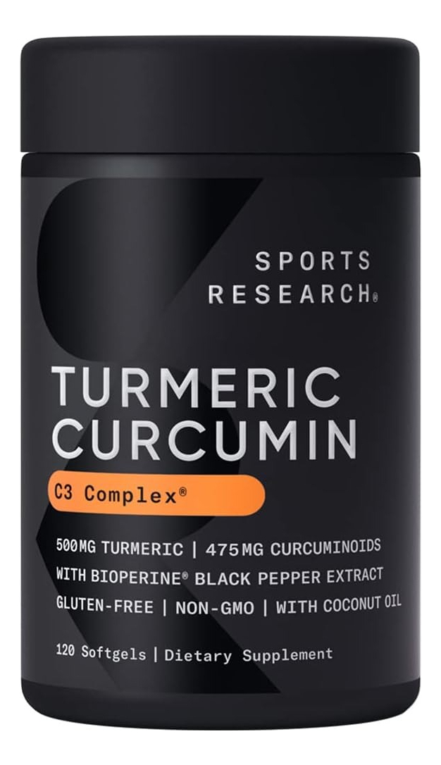 Salud y Equipamiento Médico - Curcuma 500mg 120 capsulas Sports Research