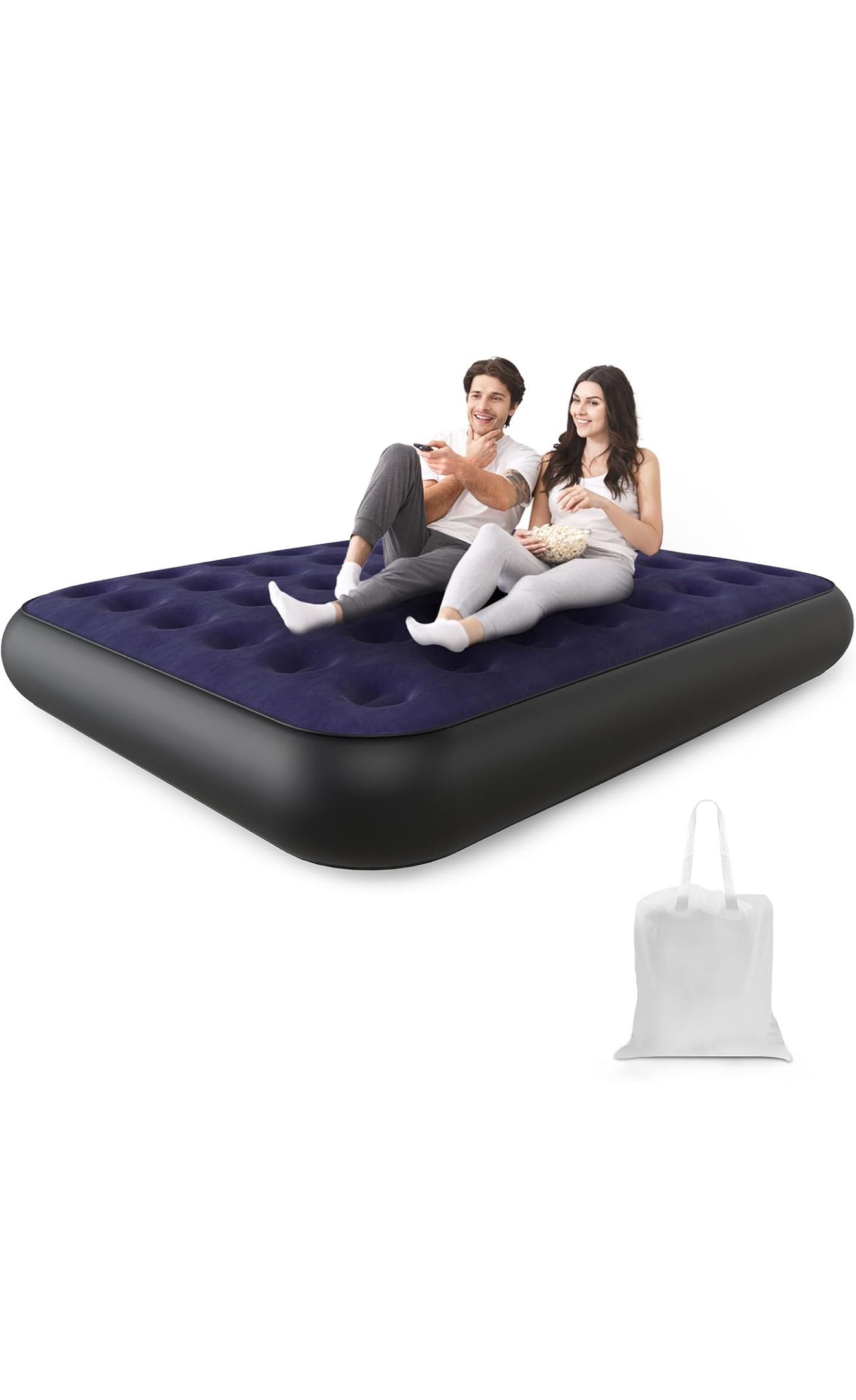 muebles y colchones - Queen Air Mattress with Built in Pump