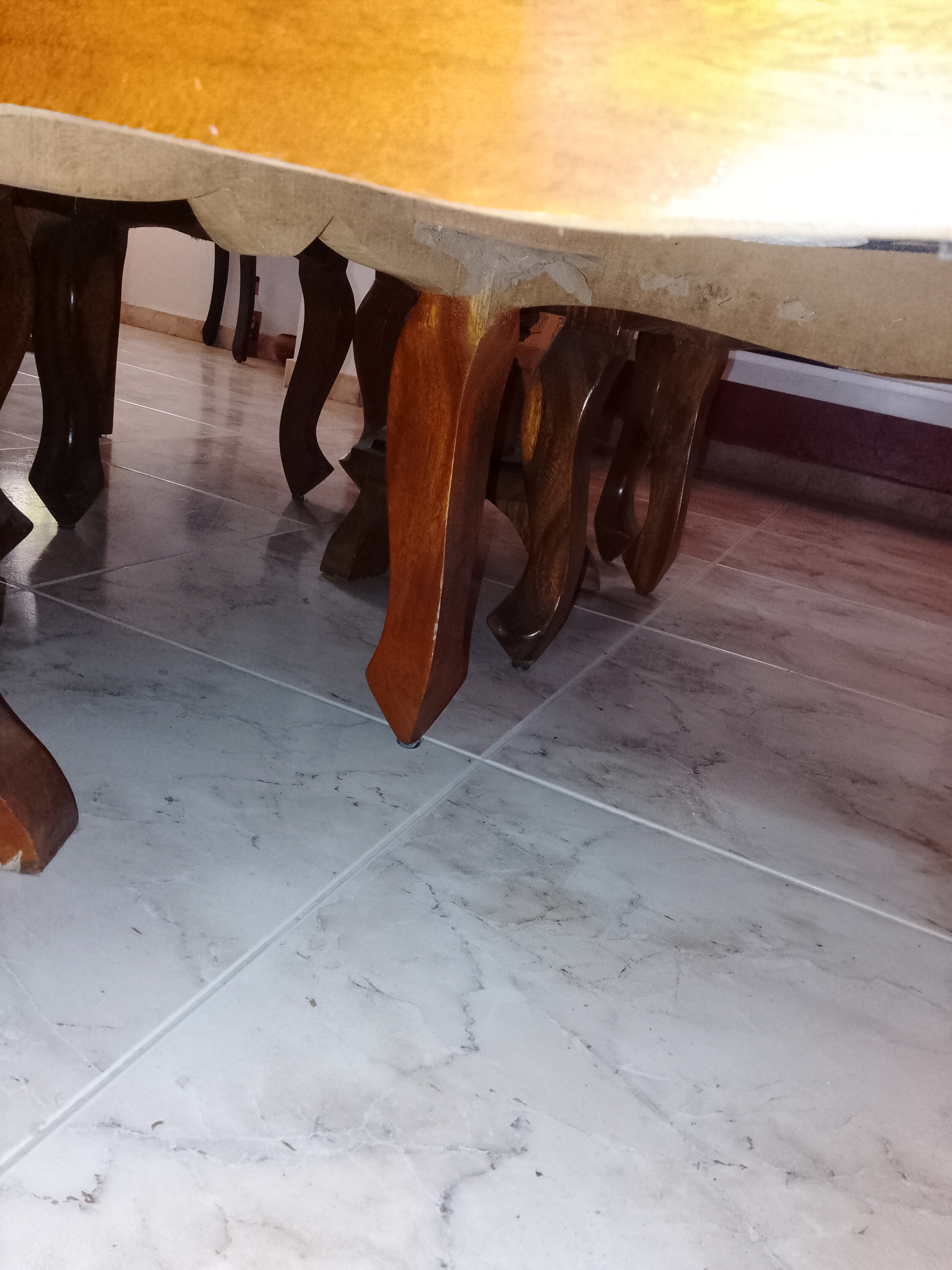 muebles y colchones - Se vende comedor 6 sillas caoba en Santiago 6
