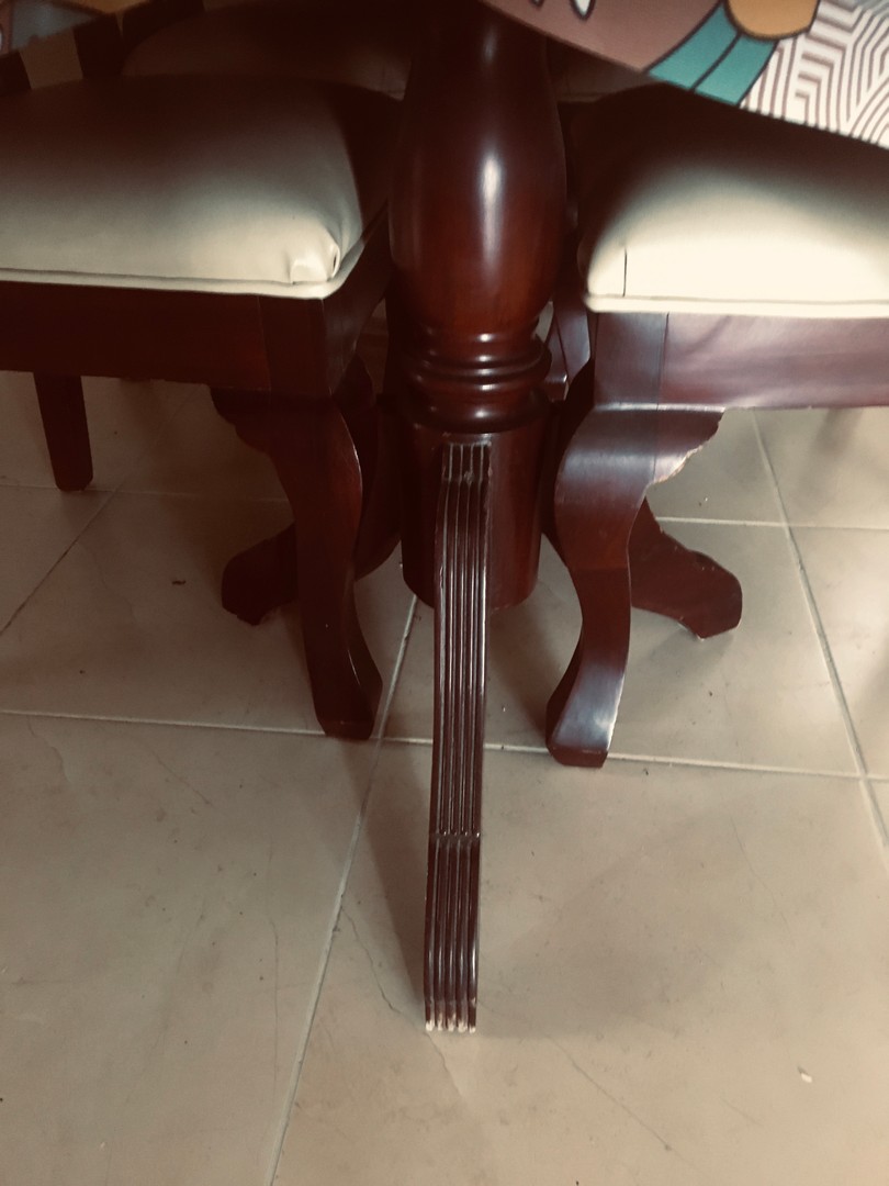 muebles y colchones - VENDO JUEGO DE COMEDOR DE SEIS SILLAS 5