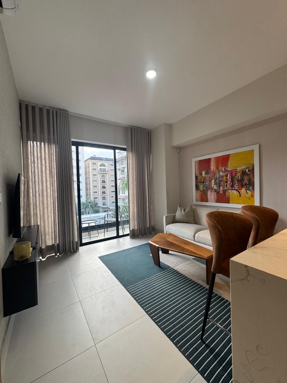 apartamentos - Rento apartamento amueblado moderno en Serralles  7