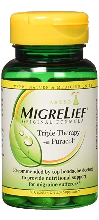 Salud y Equipamiento Médico - Migrelief Original Formula 60 Capsulas  Combate La Migraña 0