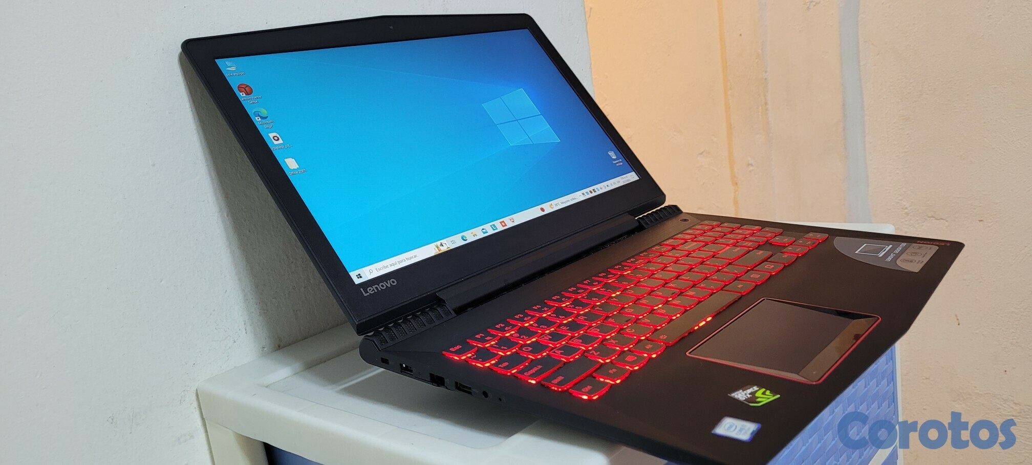 computadoras y laptops - Lenovo Gamer 17 Pulg Core i7 7ma Ram 16gb Disco 500gb SSD Nvidea Gtx 1050Ti 4GB  2