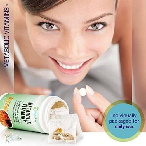 Salud y Equipamiento Médico - Relaxslim Metabolic Vitamins Alta Potencia Y Minerales Msm 1