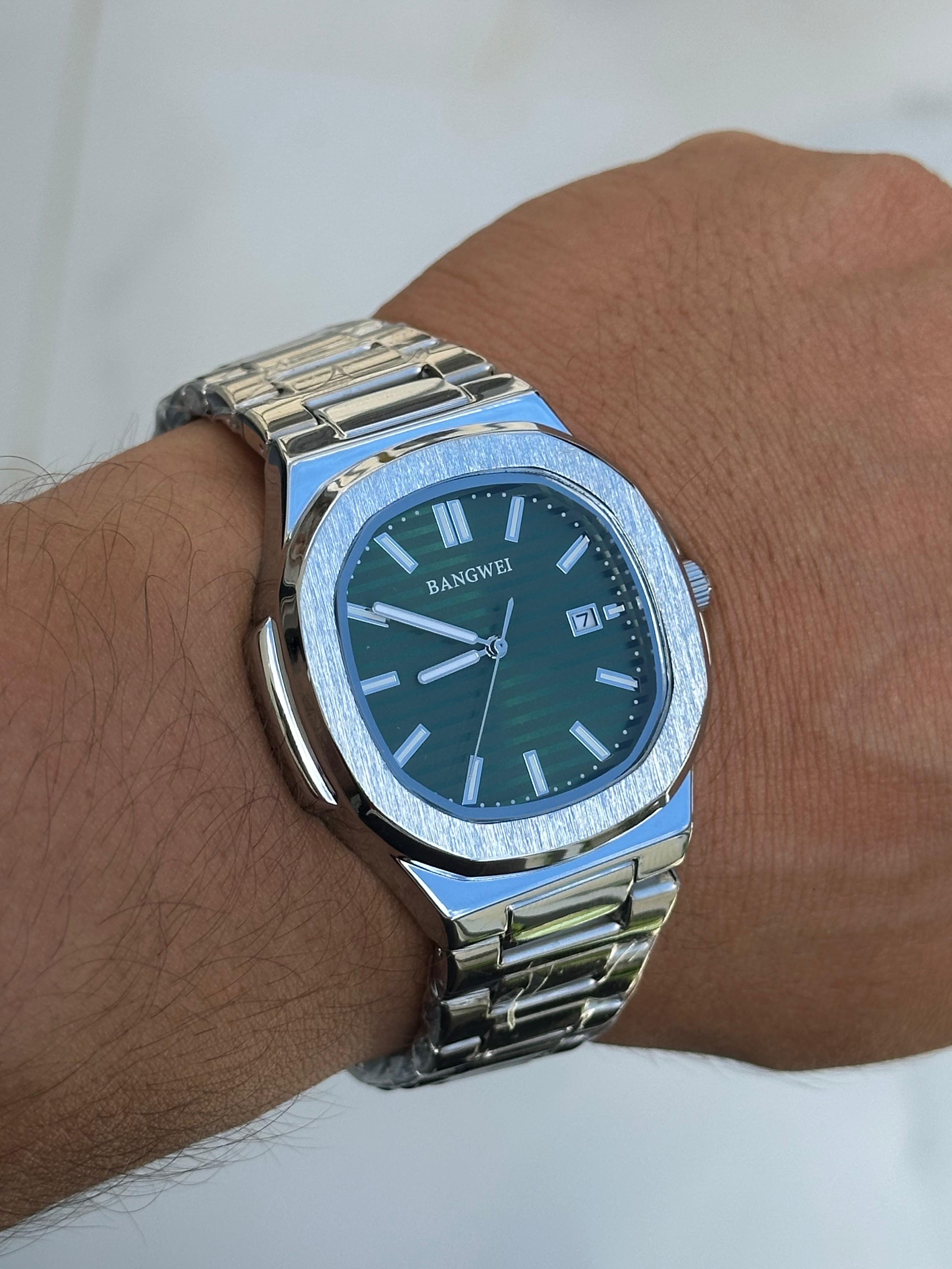 joyas, relojes y accesorios - Reloj de lujo de cuarzo esfera verde 4