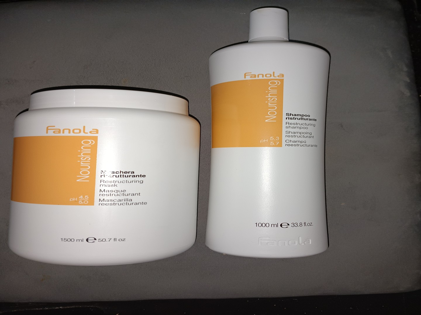 salud y belleza - Fanola Nourishing Shampoo 1,000 ml y Mascarilla 1,500 ml