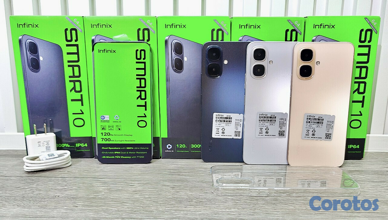 celulares y tabletas - 
INFINIX SMART 10 NUEVO DE CAJA DE 64GB 6GB RAM
