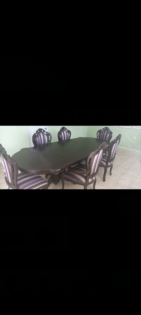 muebles y colchones - Vendo Juego de Comedor en caoba 4