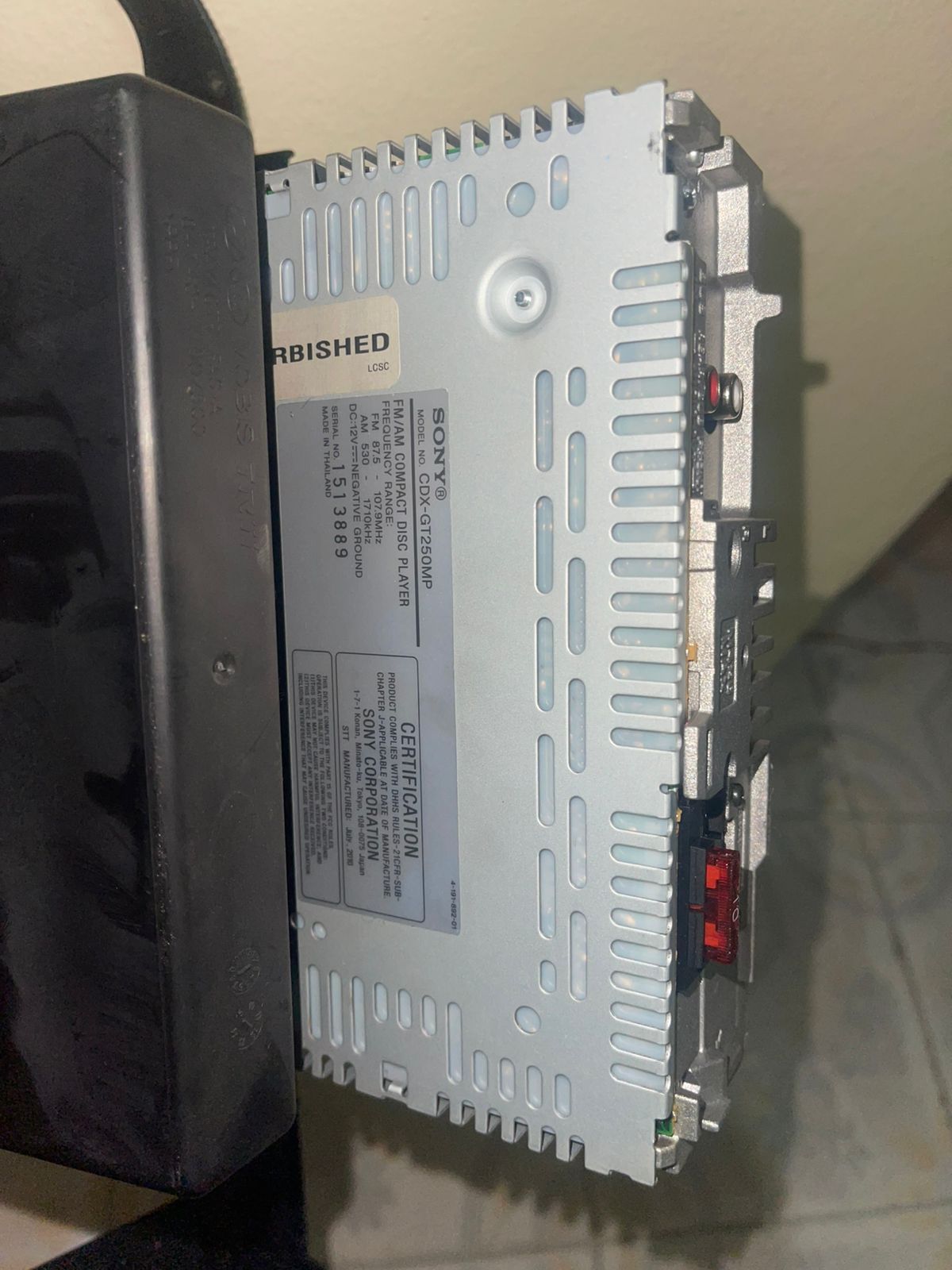 repuestos - VENDO RADIO DE CARRO SONY COMO NUEVO 7
