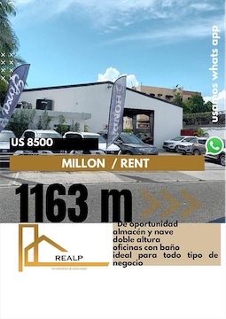 oficinas y locales comerciales - Nave amplia en el millon 0