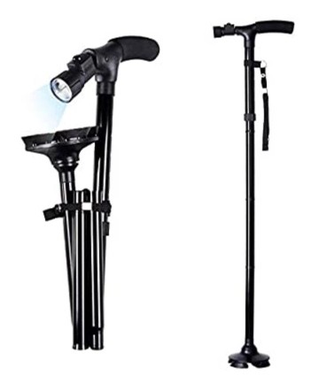 salud y belleza - Bastones de aluminio con Luces Led 5