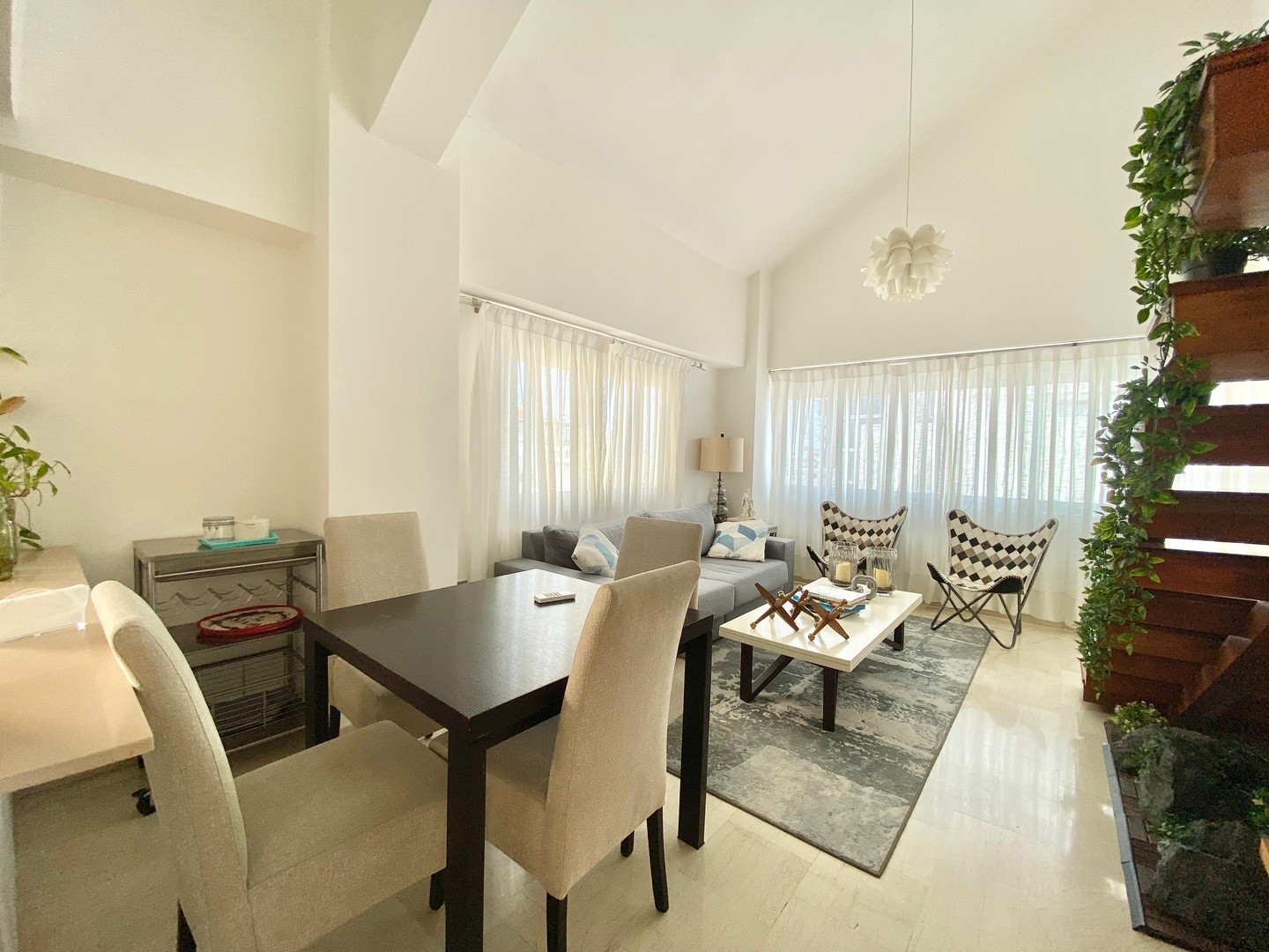 apartamentos - Apartamento amueblado tipo loft en alquiler ubicado en Naco  1