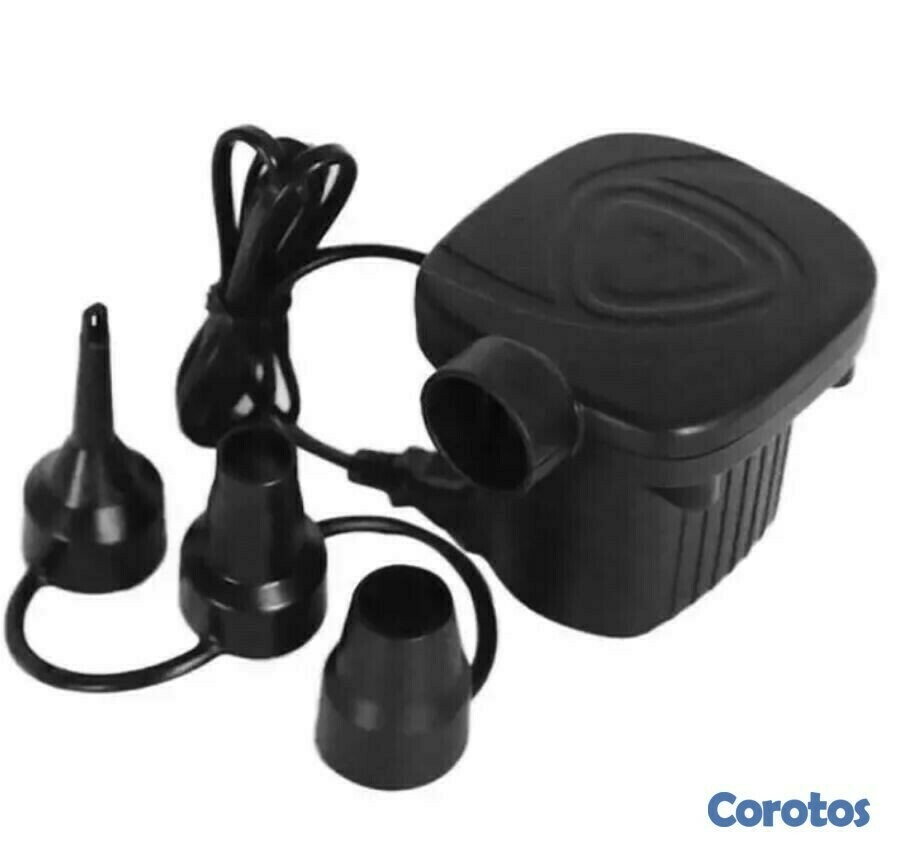 otros electronicos - Bomba de aire eléctrica con 3 boquillas	 4