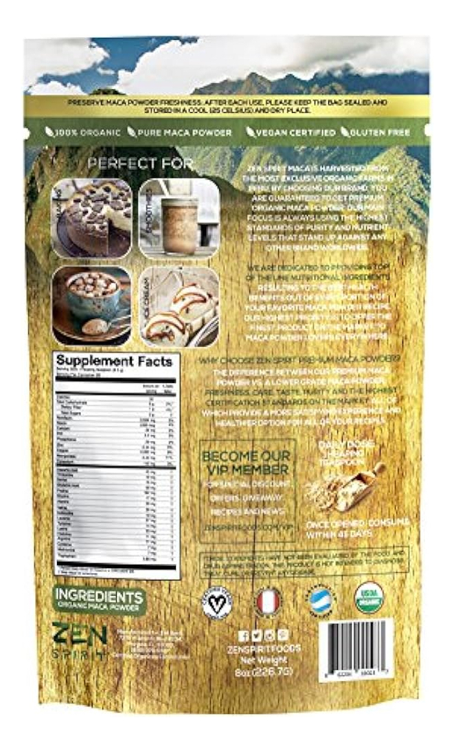 Salud y Equipamiento Médico - Maca En Polvo Organico Superalimento Peruano 1