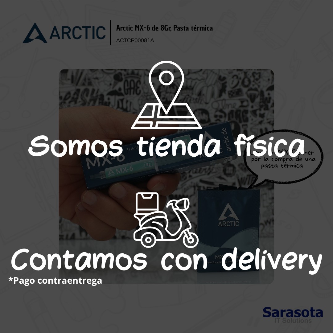 accesorios para electronica - Pasta térmica Arctic MX-6 de 8gr. mas regalo  2