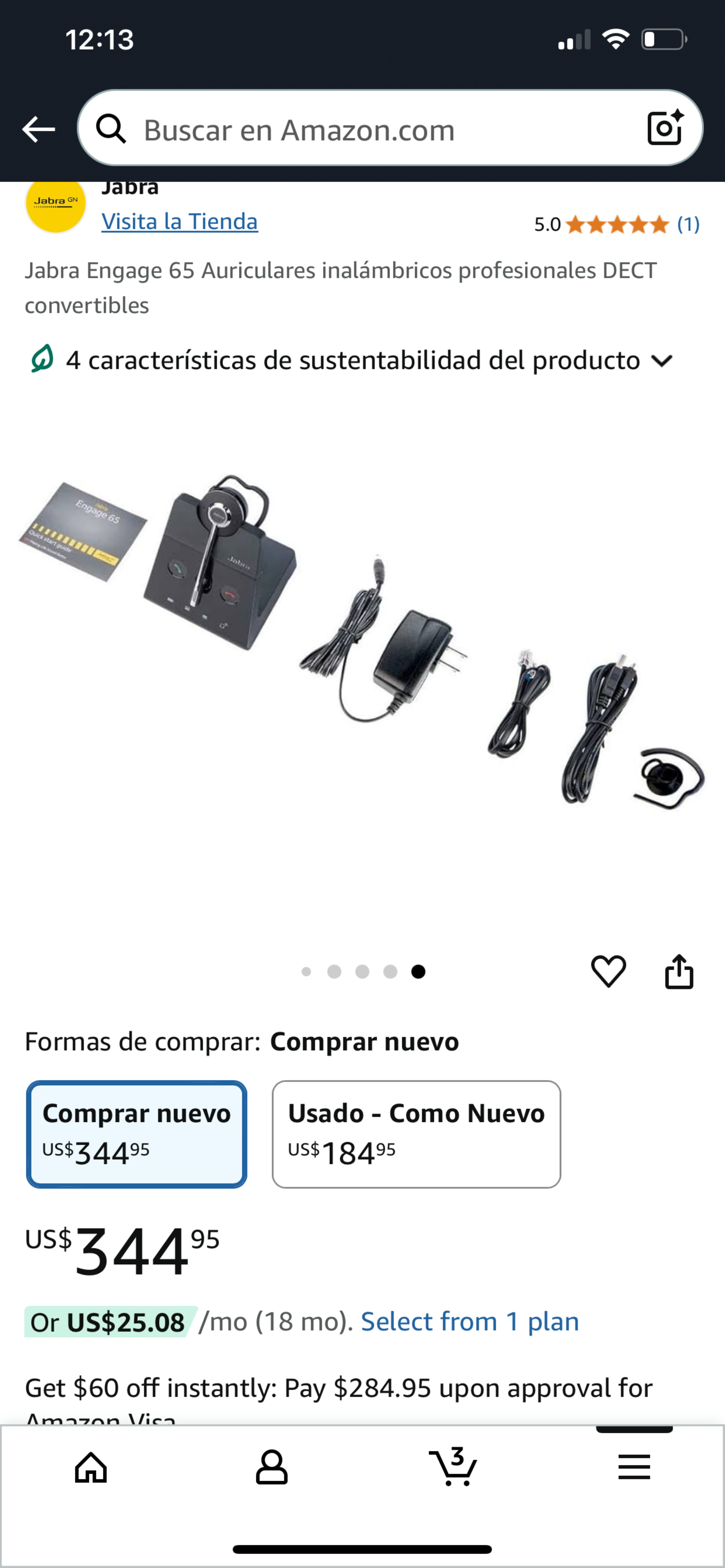 camaras y audio - Auriculares inalámbricos profesionales marca Jabra  2