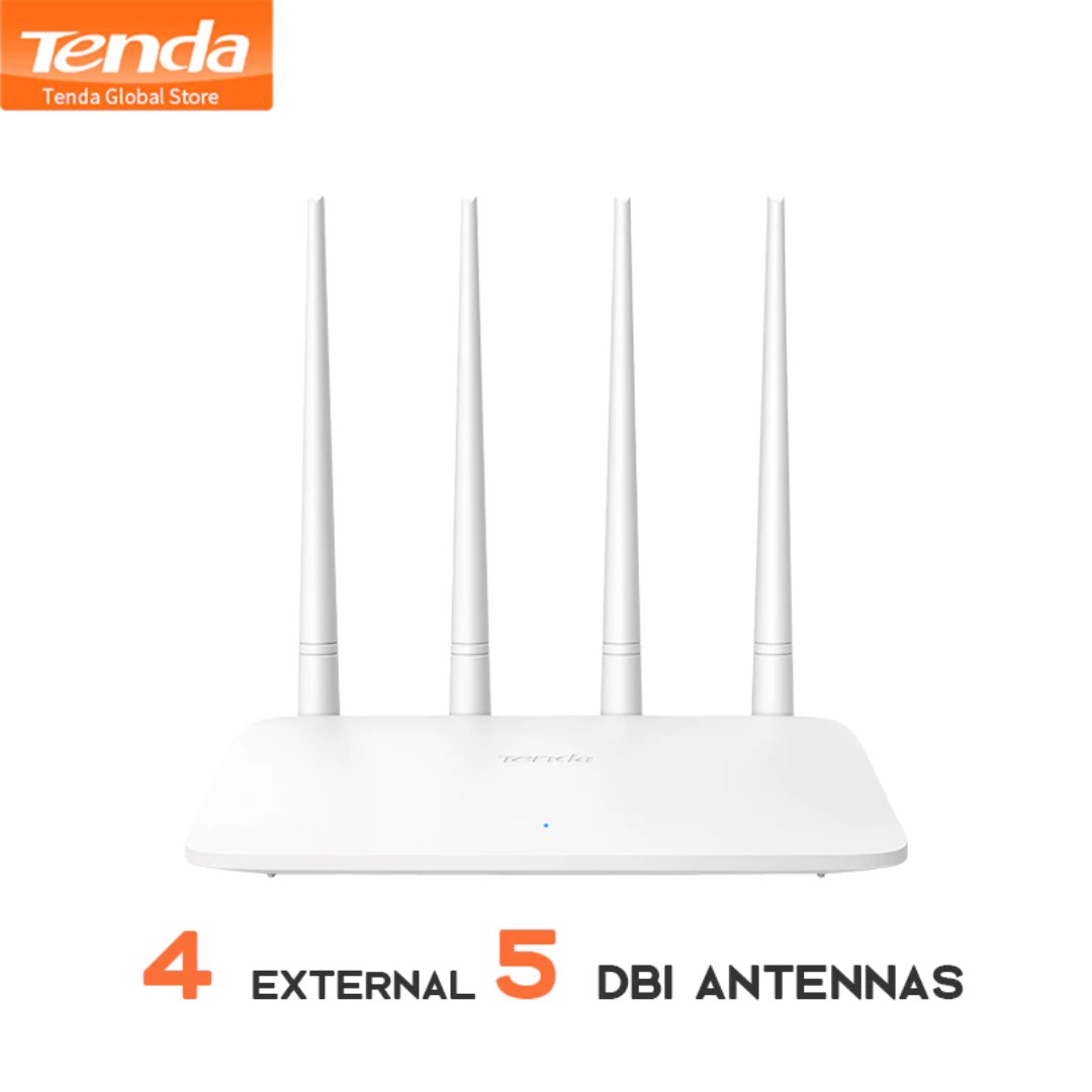 impresoras y scanners - ROUTER WIRELESS TENDA F6, 100MBPS - 4 ANTENAS BANDWITH CONTROL 1