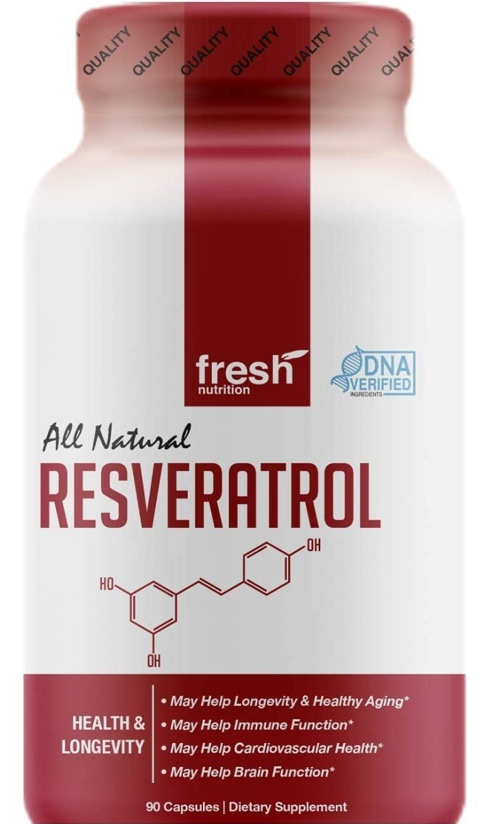 Salud y Equipamiento Médico - Fresh - Resveratrol 90caps - Unida - Unidad A $2143 0