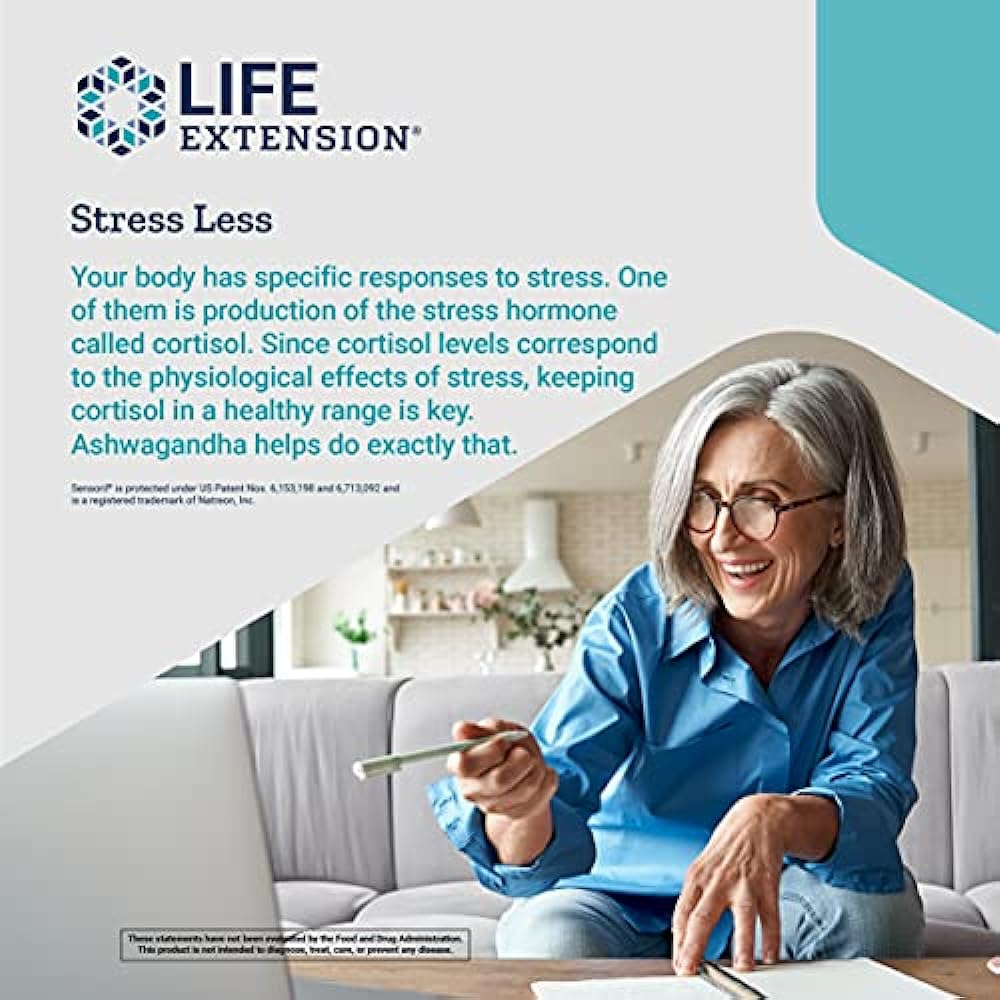 Salud y Equipamiento Médico - Life Extenson Ashwagandha Extract Veg Capsules 60count 1